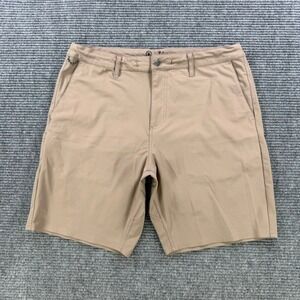 Jetty Bamboo Hybrid Shorts Men 36 Tan Performance Chino Golf Casual Work Outdoor